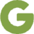 Google Icon Olive green capital letter G